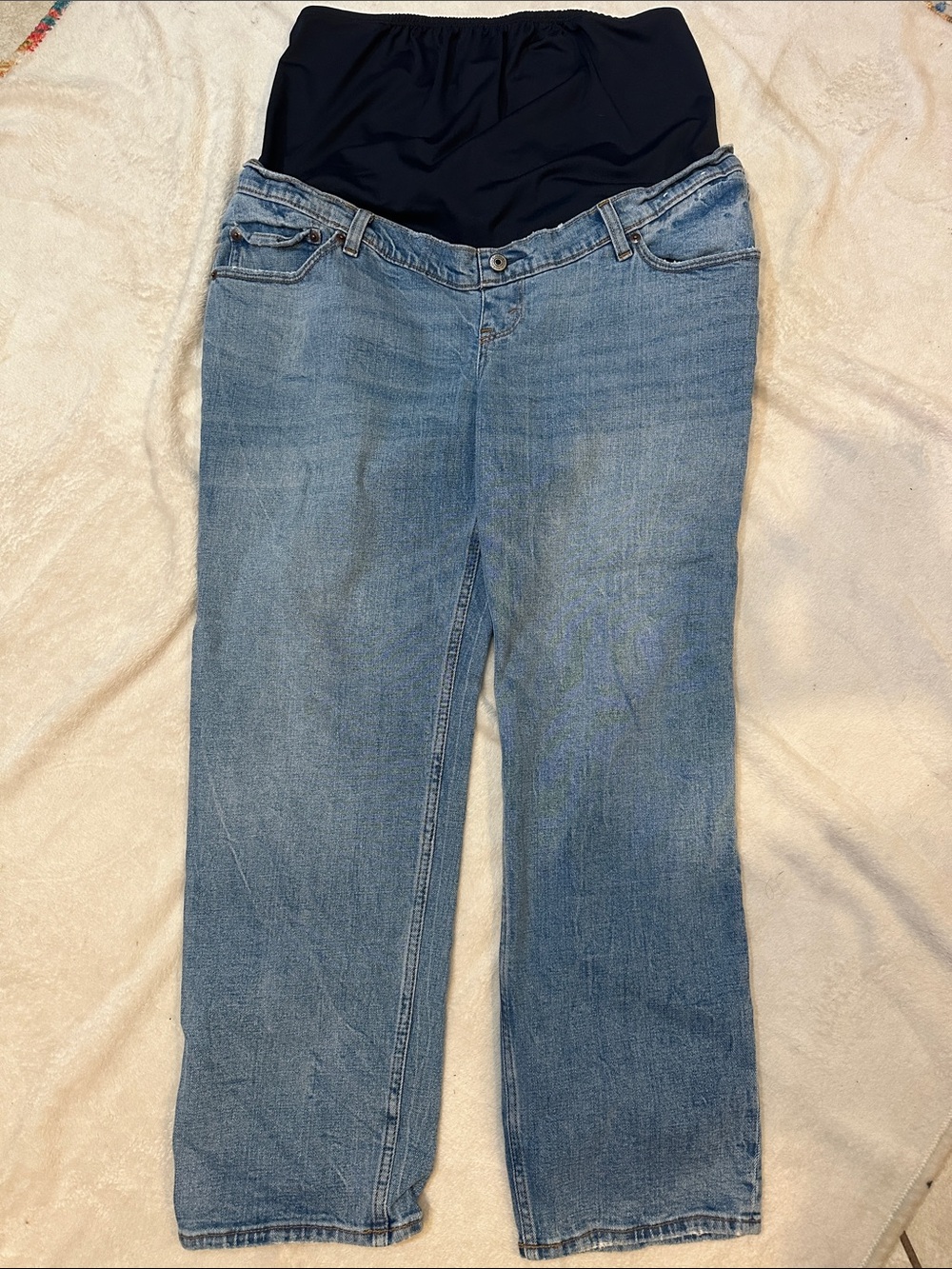Abercrombie & Fitch Maternity 90s Straight Jeans 14